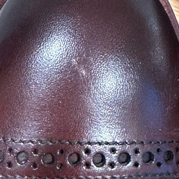 Allen Edmonds Fifth Avenue Cap-toe Oxford Dress Shoe -Dark Chili Leather 12D - Picture 6 of 7